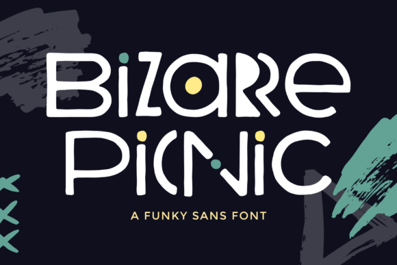 Bizarre Picnic: A Playful Display Font for Distinctive Brand Identity