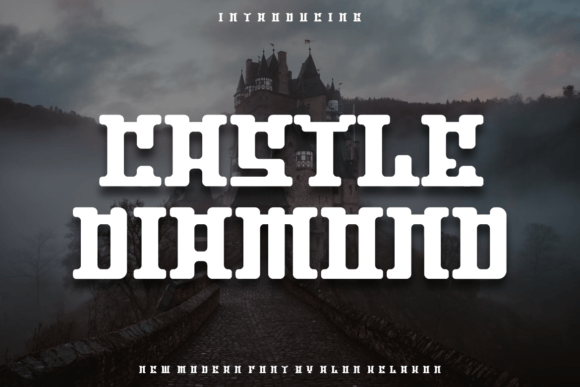 Castle Diamond Display Font for Handmade Creators