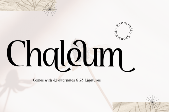 Chaleum: A Display Font That Earns Its Space