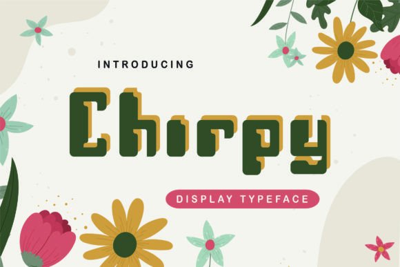 Chirpy: A Display Font That Speaks Before You Scroll