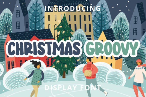 Christmas Groovy: A Display Font That Makes Campaigns Instantly Recognizable