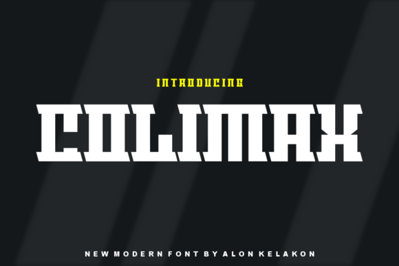 Colimax: A Display Font That Cuts Through the Feed