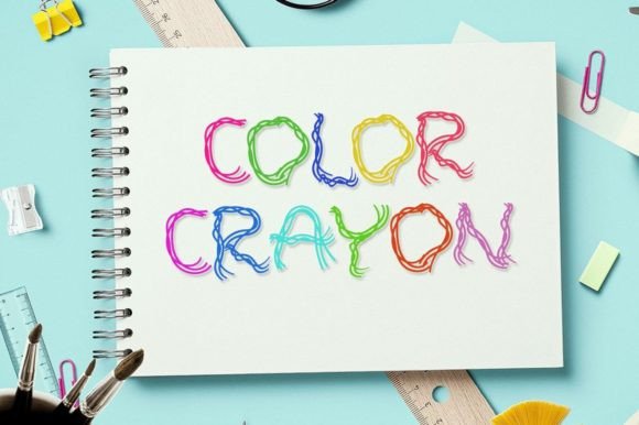 Color Crayon: A Playful Display Font That Feels Like Sunshine on Paper