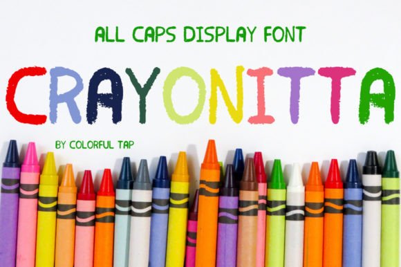 Crayonitta: A Playful Display Font for Digital Brands