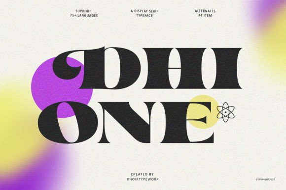 Dhione: A Chic Display Font That Elevates Digital Branding
