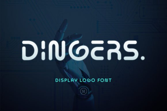 Dingers: A Modern Display Font for Bold Digital Branding