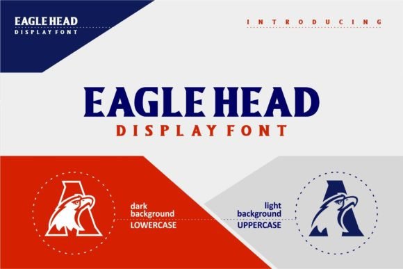 Eagle Head: A Playful Display Font for Small Business Branding