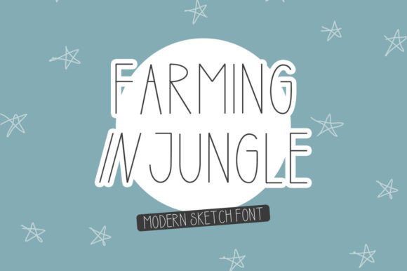 Farming in Jungle: A Playful Display Font That Elevates Small Business Branding