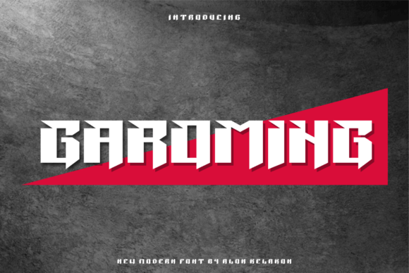 Garoming: A Modern Display Font That Elevates Real Branding Work