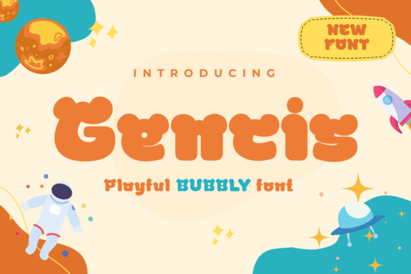 Gencis: A Playful Display Font That Makes Your Brand Feel Friendly & Memorable