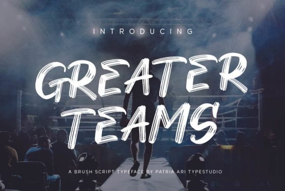 Greater Teams: A Display Font That Elevates Real Small Business Branding