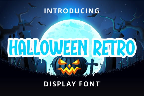 Halloween Retro: A Playful Display Font for Editorial Impact