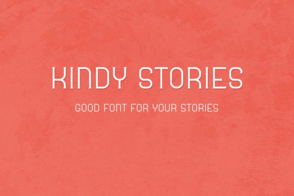 Kindy Stories: A Display Font for Editorial Charm
