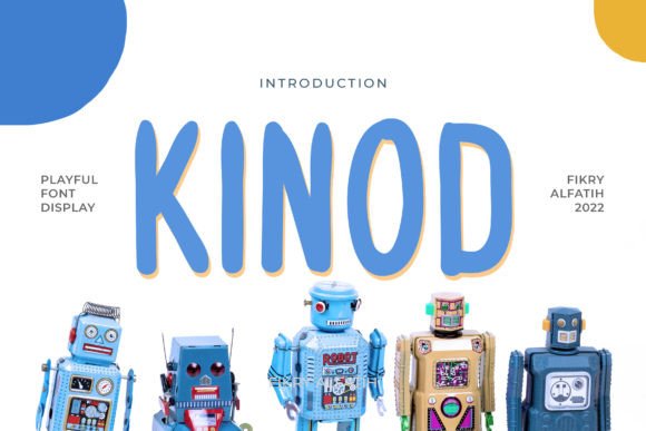 Kinod: A Playful Handwritten Display Font for Crafters