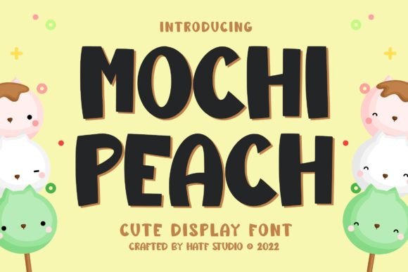 Mochi Peach: A Sweet, Confident Display Font
