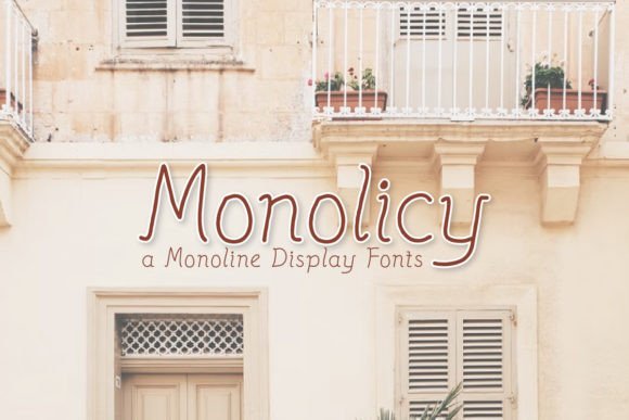 Monolicy: A Clean Monoline Font That Elevates Real Small Business Branding