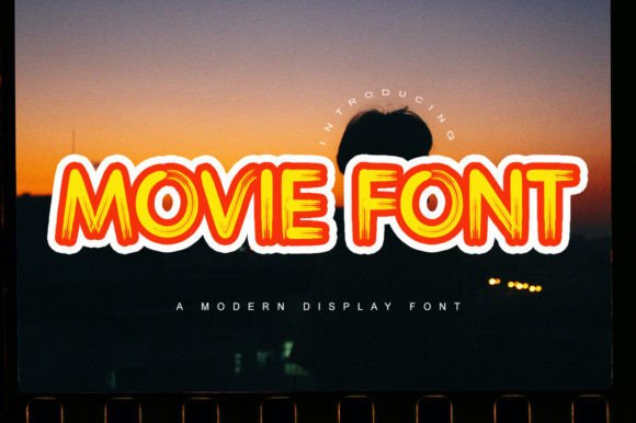 Movie: A Bold Display Font That Grabs Attention Instantly