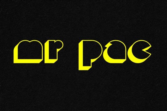Mr. Pac: A Joyful Display Font for Web Designers