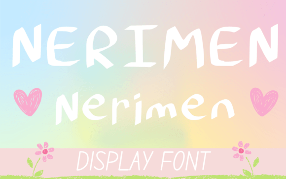 Nerimen: A Fresh Display Font for Campaign Headlines