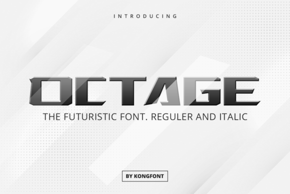 Octage: A Futuristic Display Font That Elevates Handmade Goods