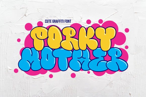 Porky Mother: A Playful Display Font for Handmade Charm