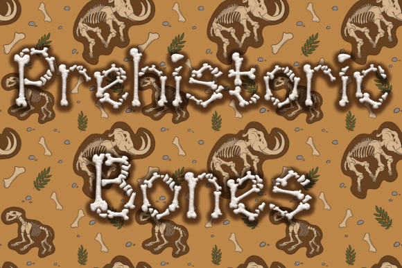 Prehistoric Bones: A Display Font for Bold Digital Branding