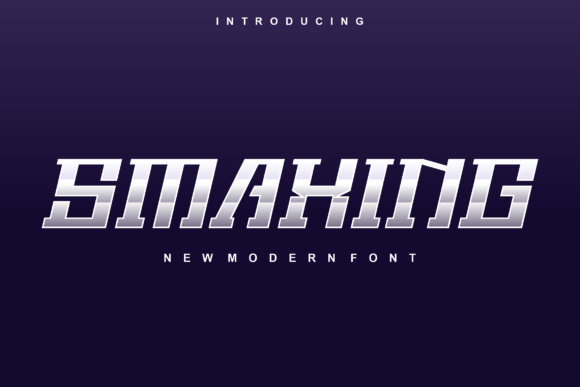 Smaxing: A Bold, Authentic Display Font for Makers