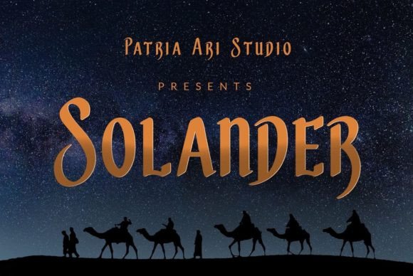 Solander: A Delicate Display Font for Handmade Charm