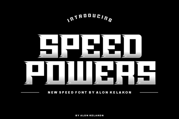 Speed Powers: A Display Font That Moves Your Brand