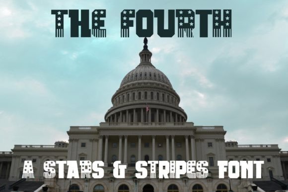 The Fourth: A Patriotic Display Font That Pops on Web Projects