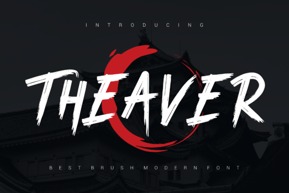 Theaver: A Bold, Authentic Display Font for Real Branding