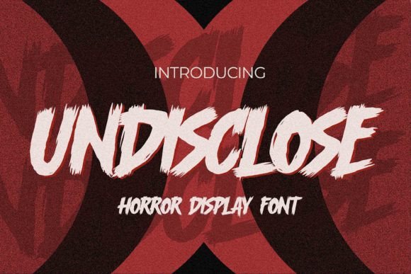Undisclose: A Bold Display Font for Striking Brand Identities