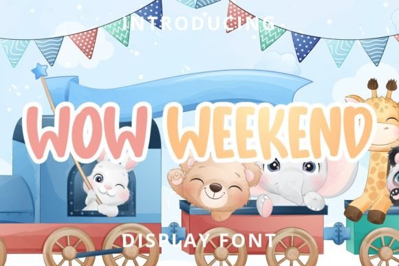 Wow Weekend: A Playful Display Font That Brings Joy to Brand Identity